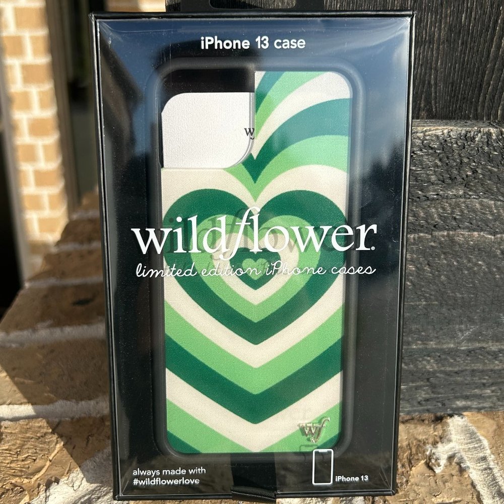 NEW Wildflower Latte Love Iphone 13 Case Matcha (Green)